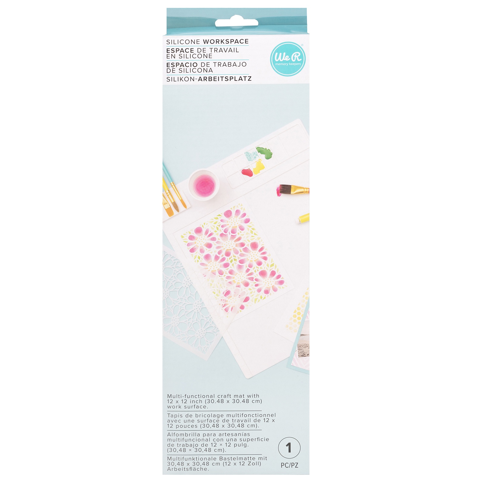 Bild von We R Memory Silicone Workspace & Stencil Mat 12"X12"- 