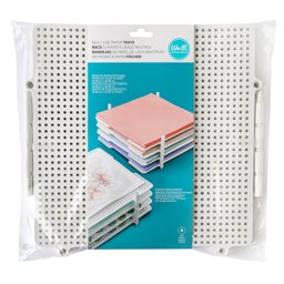 Bild von We R Memory Keepers Multi-Use Paper Trays 4/Pkg-White 12"X12"