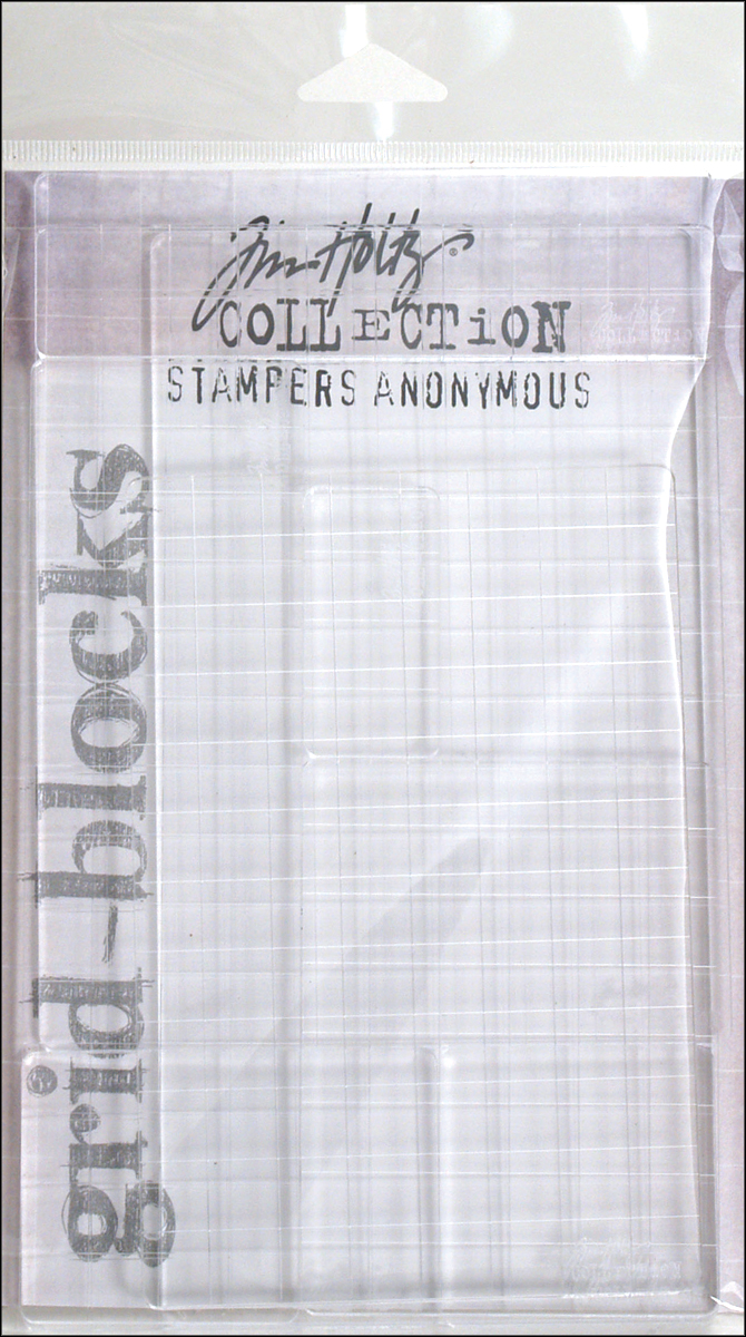 Bild von Tim Holtz Acrylic Stamping Grid Blocks 9/Pkg-