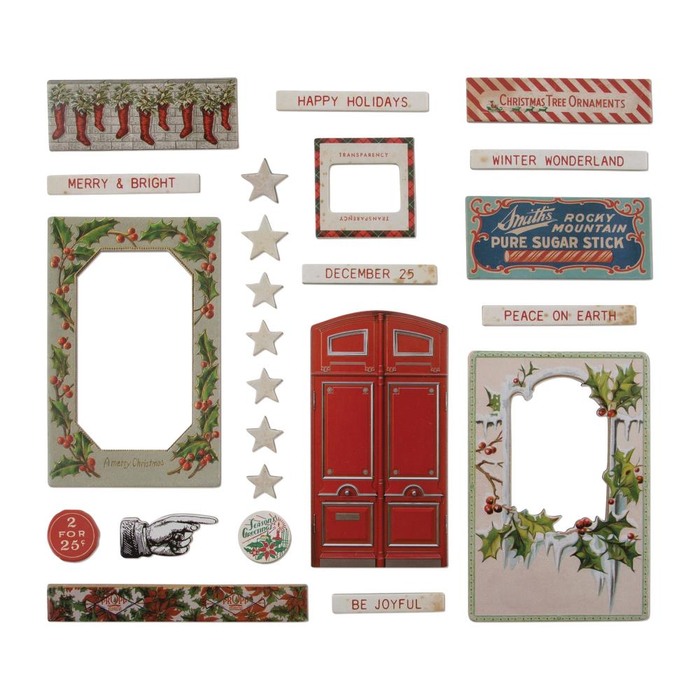Bild von Idea-Ology Chipboard Baseboards 24/Pkg-Christmas