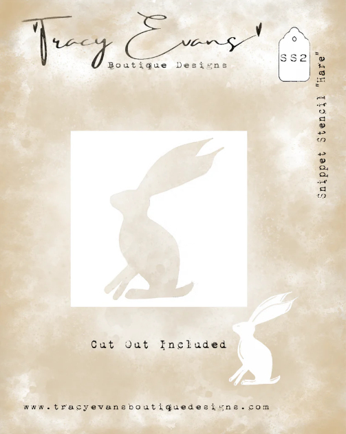 Bild von Tracy Evans - Snippet Stencil "Hare"