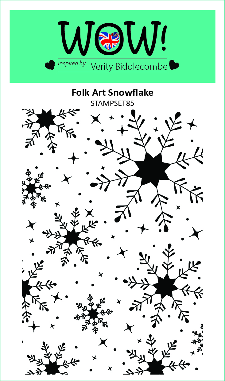 Bild von Wow Clear Stamp - Folk Art Snowflake