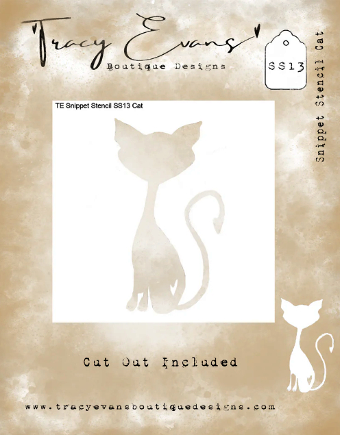 Bild von Tracy Evans - Snippet Stencil "Cat"