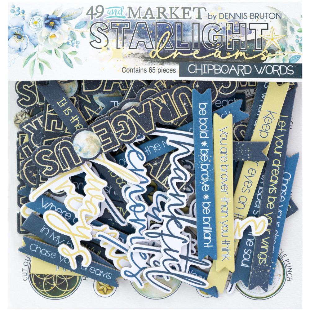 Bild von Starlight Dreams - 49 And Market Chipboard Words