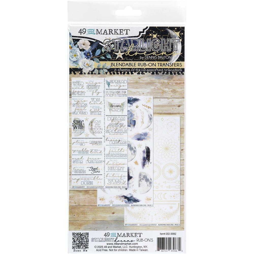 Bild von Starlight Dreams - 49 And Market Rub-On Transfers