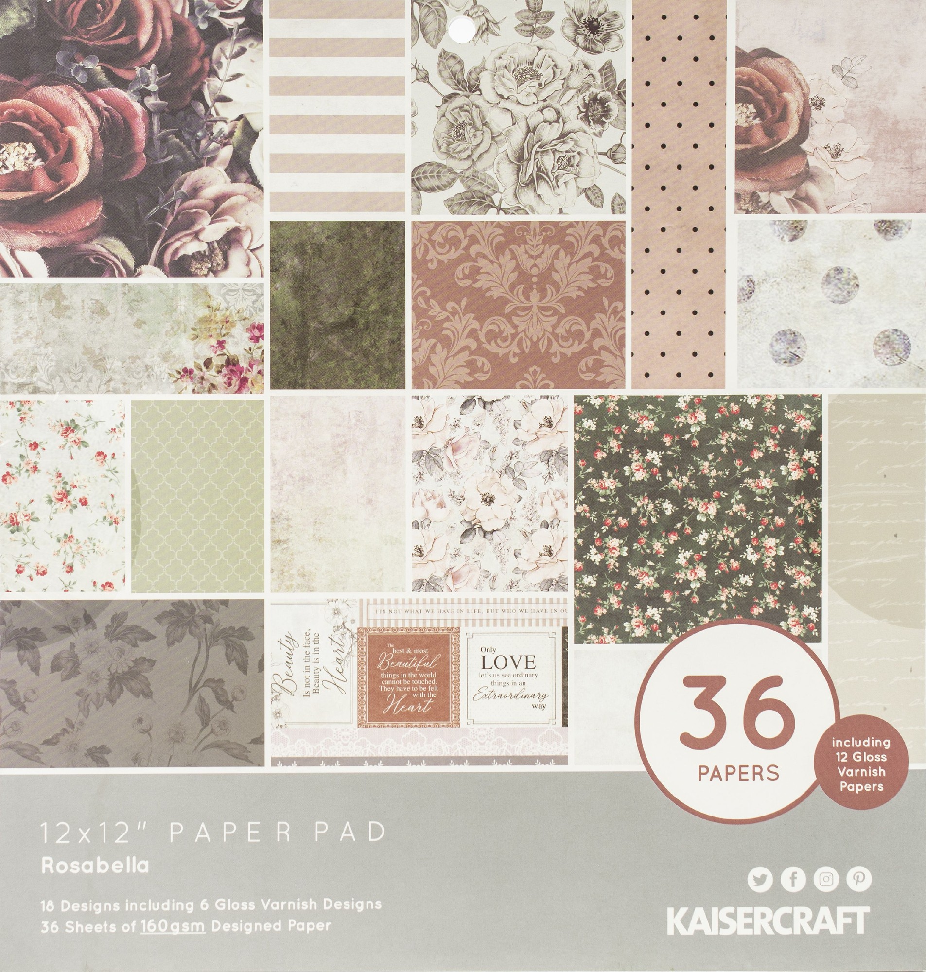 Bild von Rosabella - Kaisercraft Specialty Paper Pad 