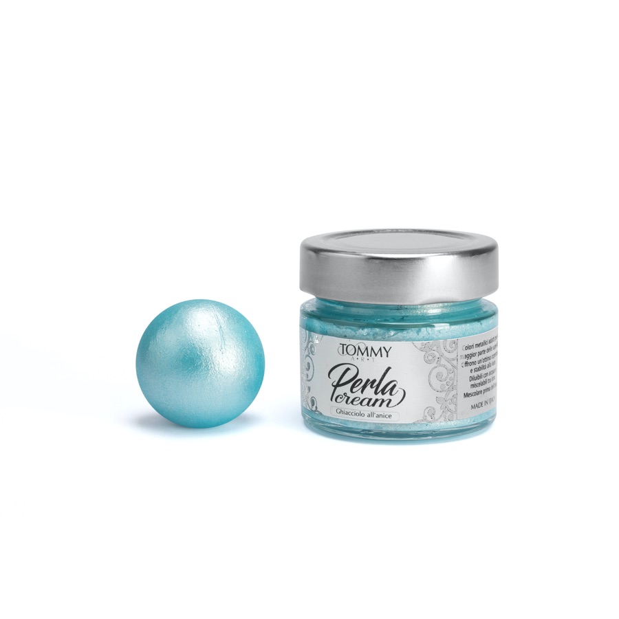 Bild von Perlmuttpaste von Tommy Art - Farbe Hellblau