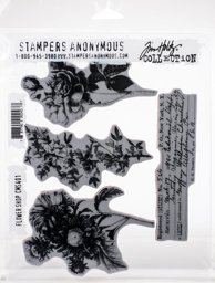 Bild von Tim Holtz Cling Stamps 7"X8.5"-Flower Shop