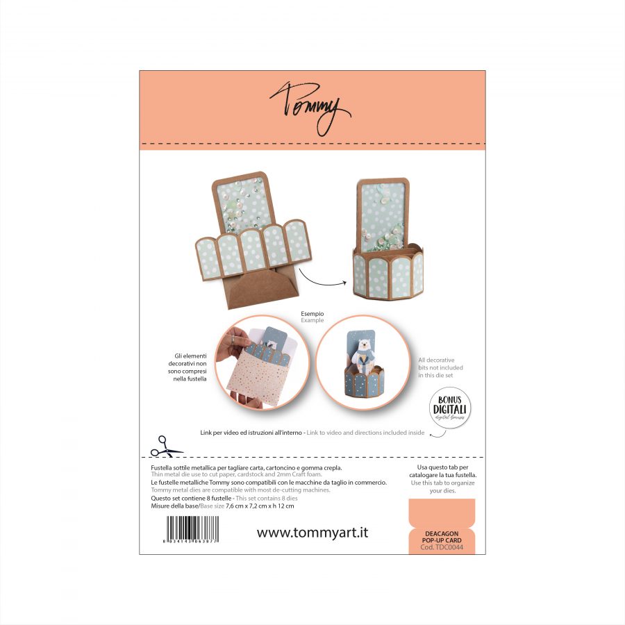 Bild von Decagon Pop up card von Tommy Art