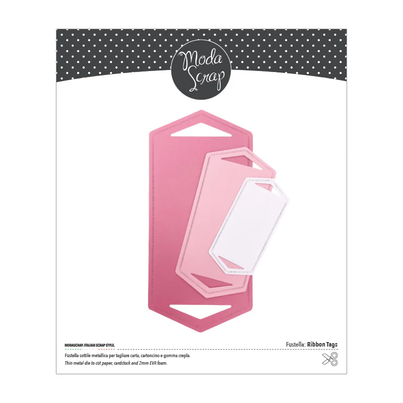 Bild von Ribbon Tags - MODASCRAP Stanze