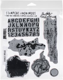 Bild von Tim Holtz Cling Stamps 7"X8.5"-Grunged