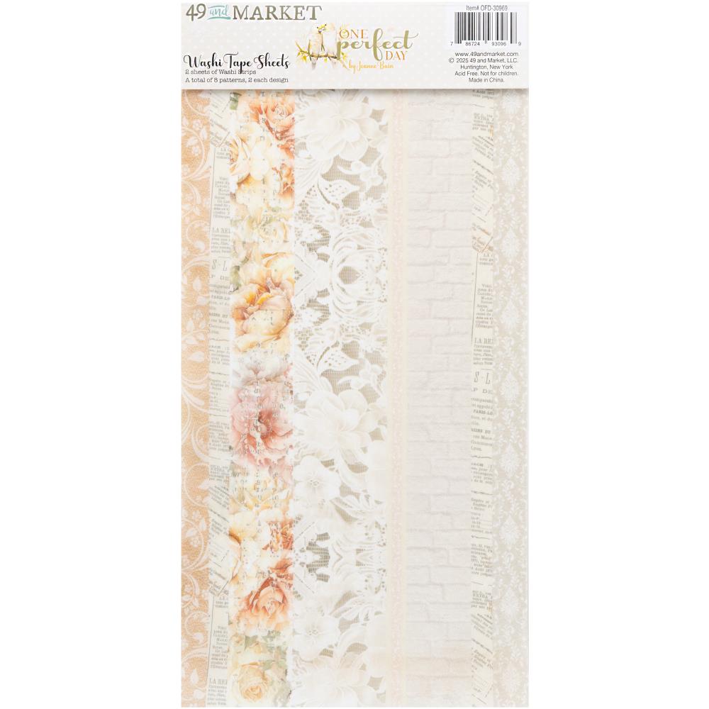 Bild von One Perfect Day - 49 And Market Washi Tape Sheets