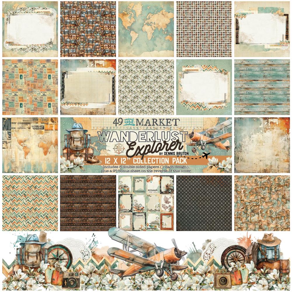 Bild von Wanderlust Explorer - 49 & Market Collection Pack 12"X12"