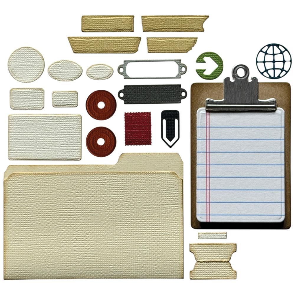 Bild von Vault Noteworthy - Sizzix Thinlits Die Set by Tim Holtz