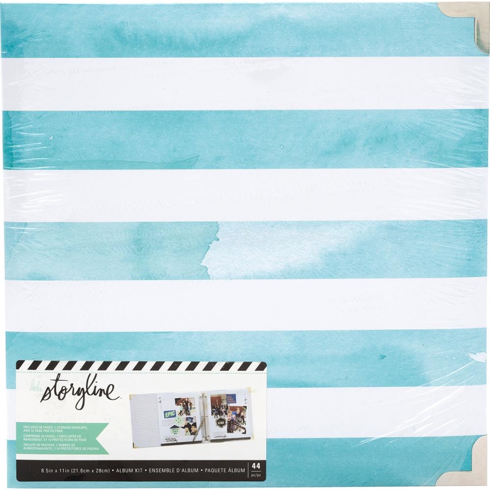 Bild von Storyline Watercolor Stripe Album by Heidi Swapp