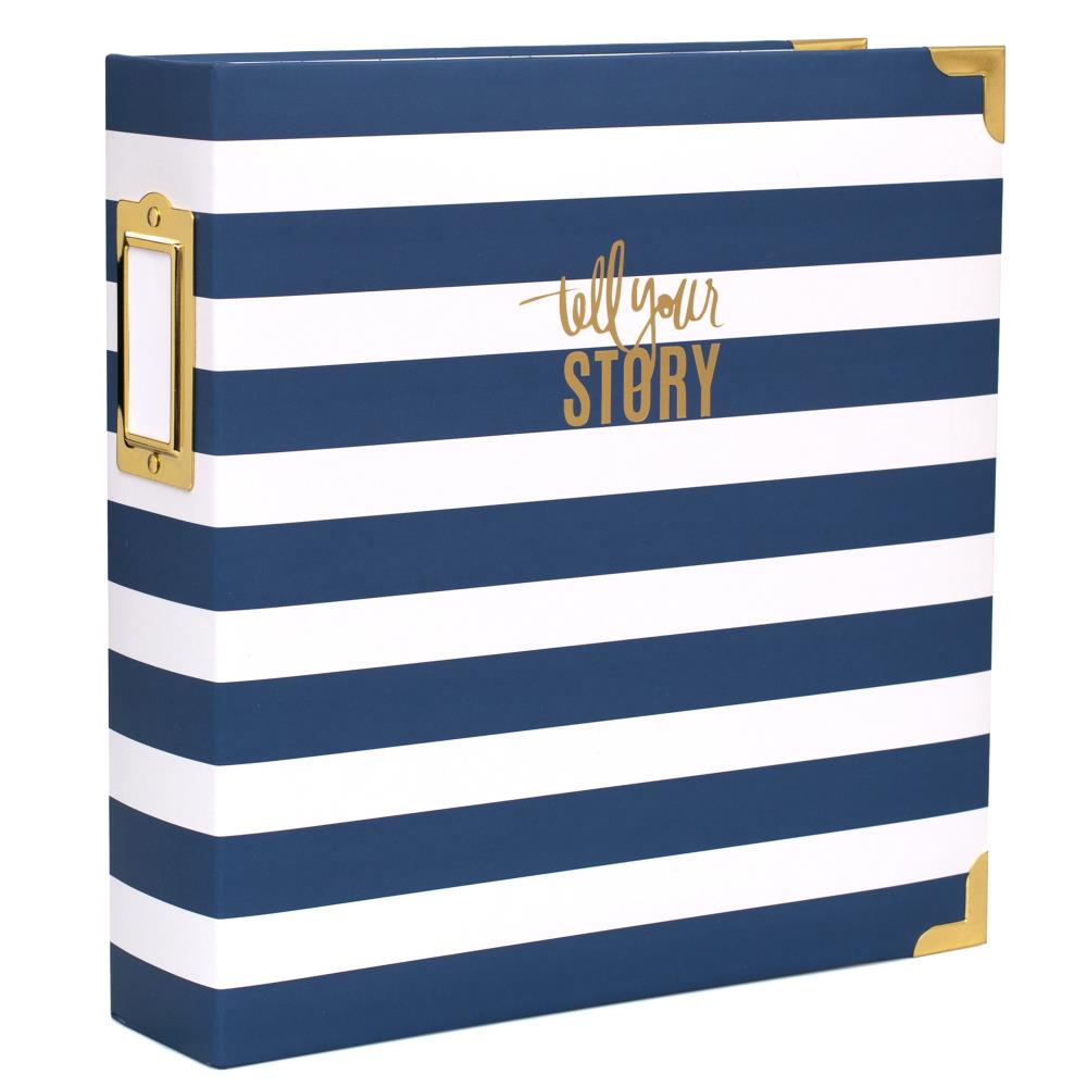 Bild von Storyline Watercolor Stripe Album by Heidi Swapp