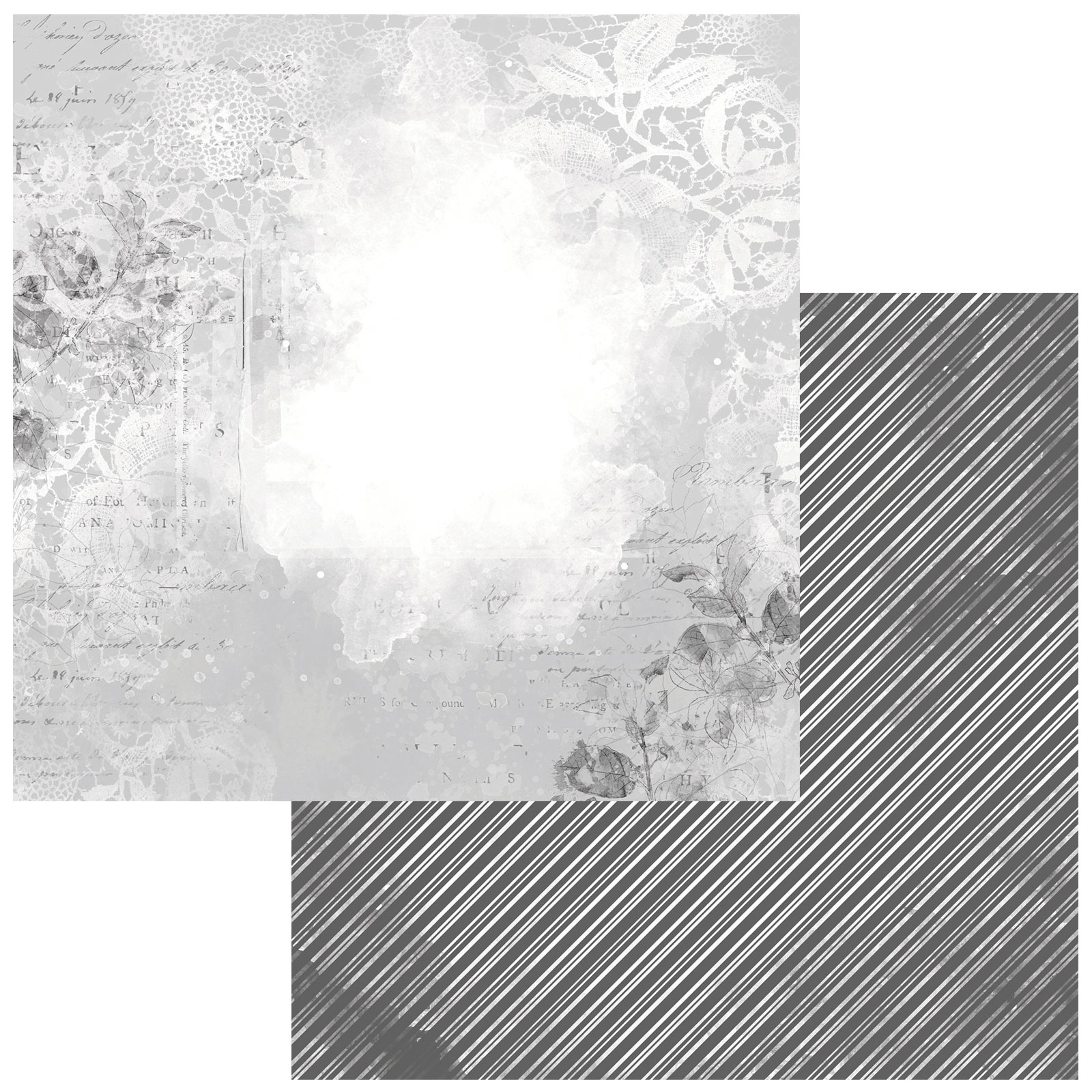 Bild von Color Swatch: Charcoal Double-Sided Cardstock 12"X12"-#2