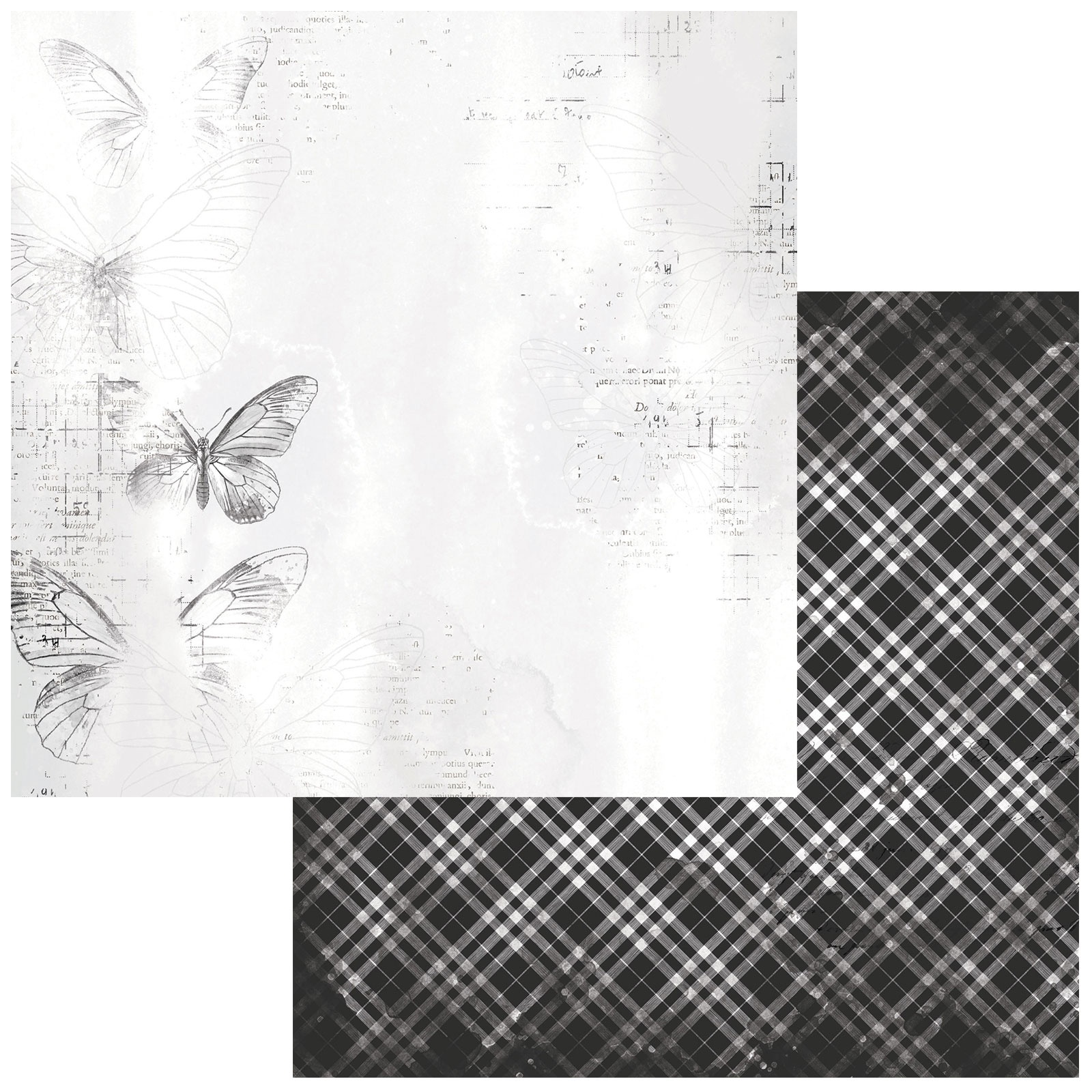 Bild von Color Swatch: Charcoal Double-Sided Cardstock 12"X12"-#4