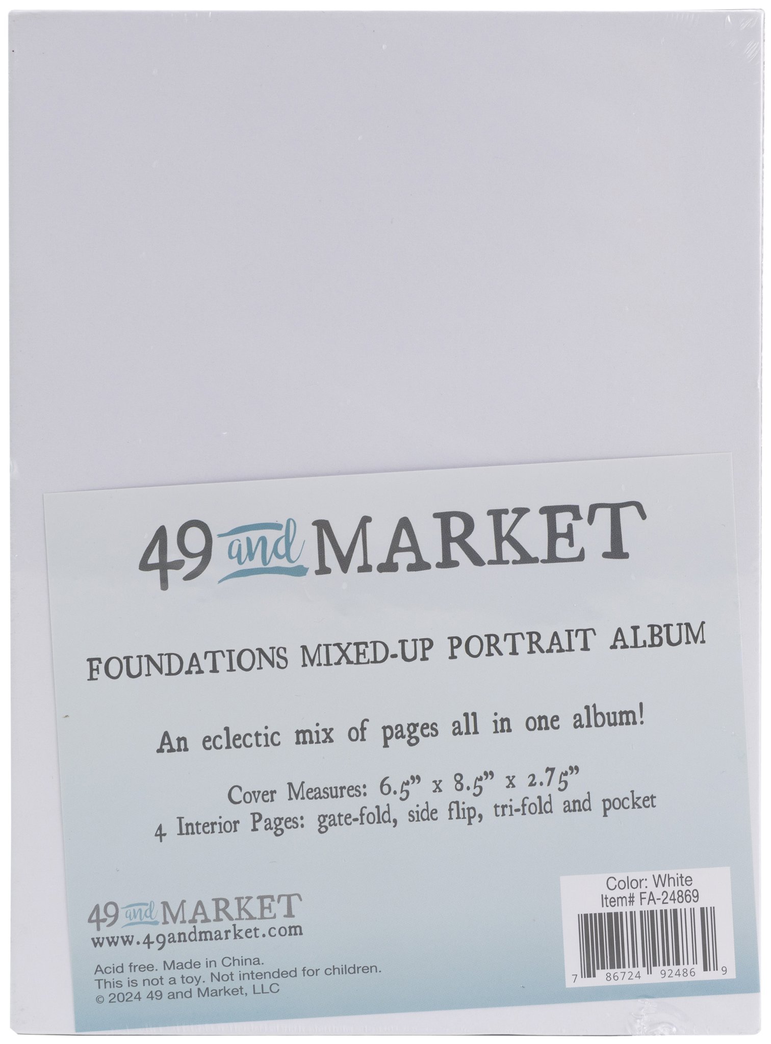 Bild von 49 & Market Foundations Mixed Up Album-Portrait, White