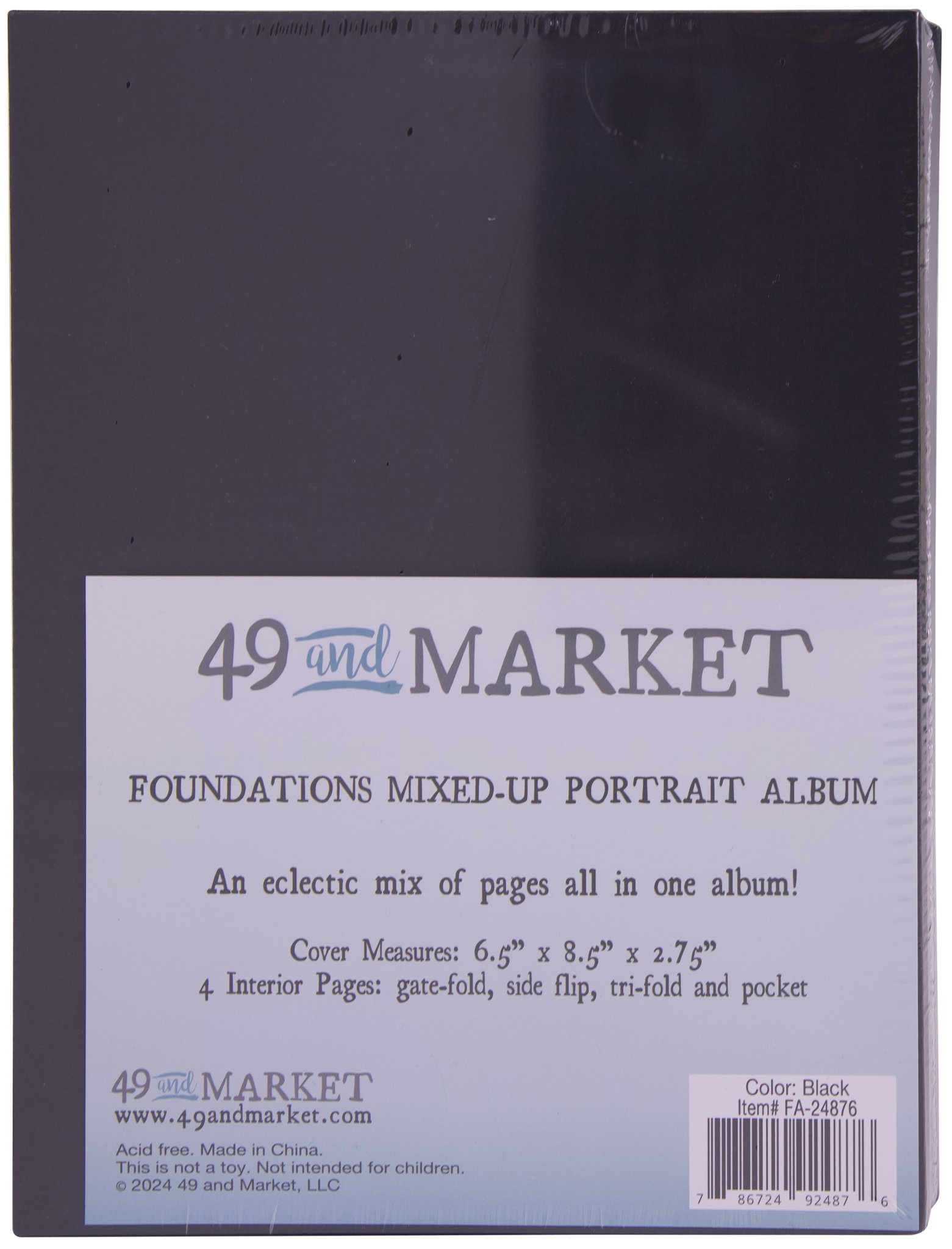 Bild von 49 & Market Foundations Mixed Up Album-Portrait, Black