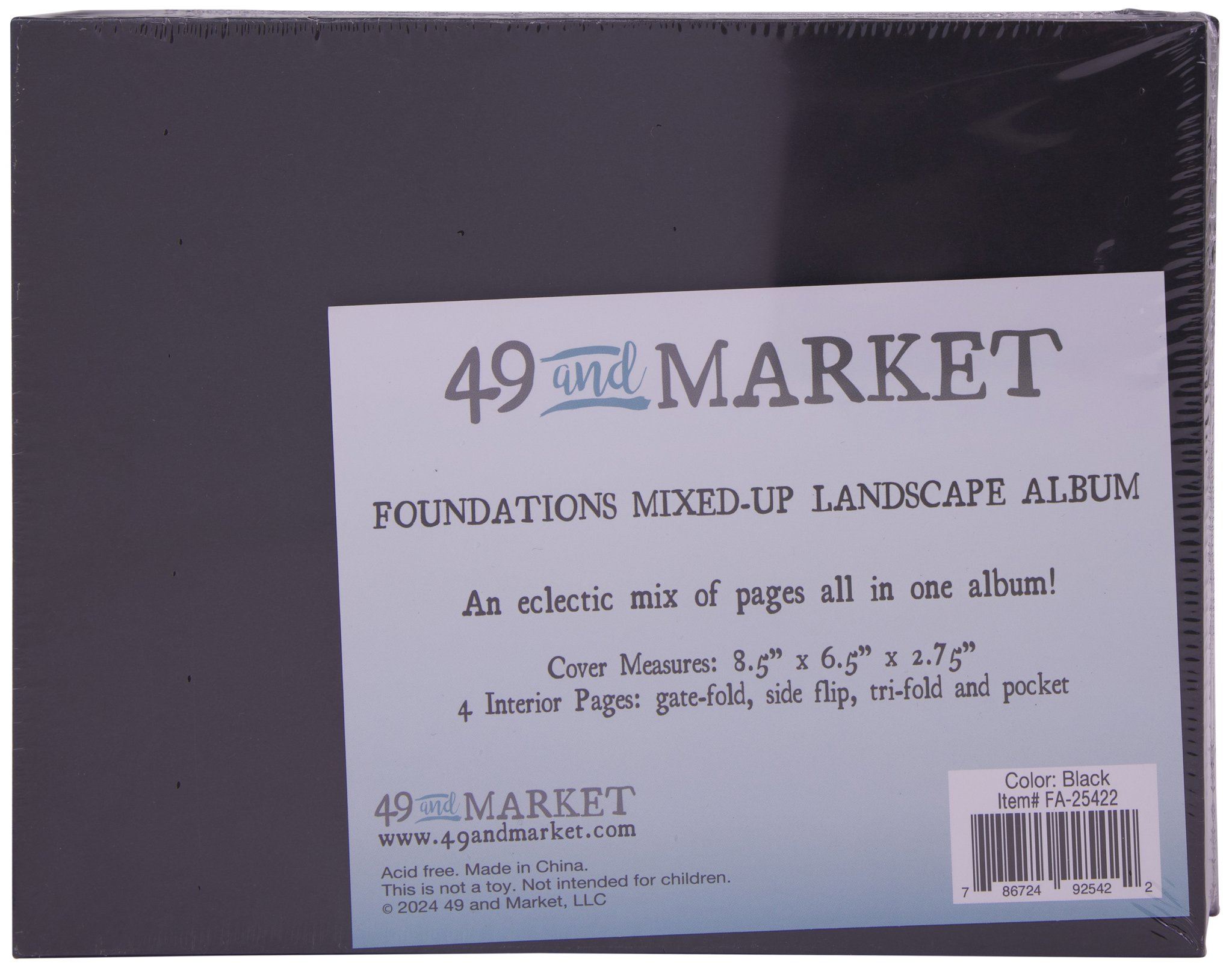 Bild von 49 & Market Foundations Mixed Up Album-Landscape, Black