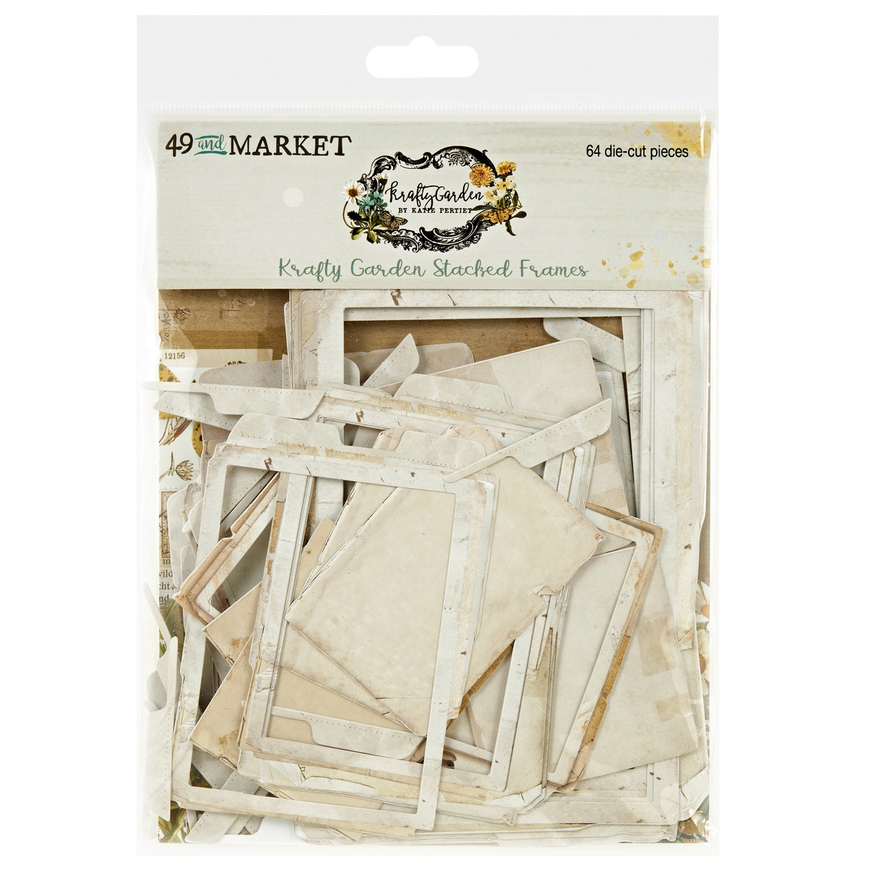 Bild von 49 And Market Chipboard Set-Stacked Frames, Krafty Garden
