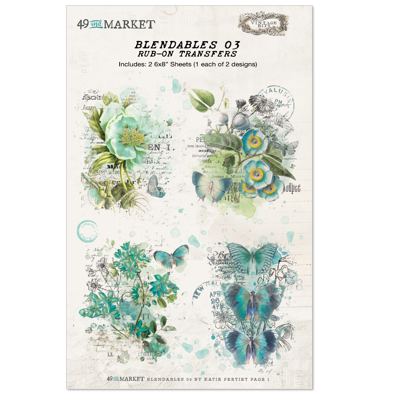 Bild von 49 And Market Essentials Rub-On Transfers-#03 Blendables