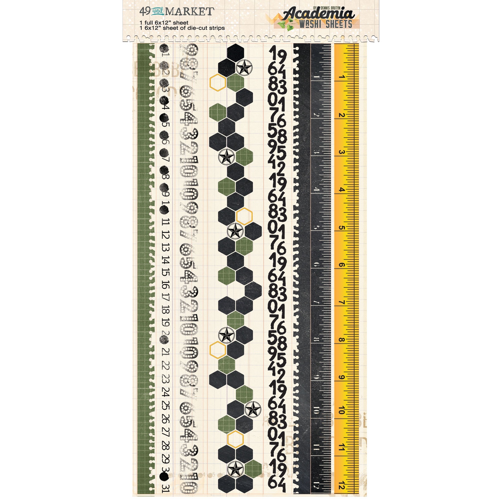 Bild von Academia Washi Tape Sheet Set-Academia