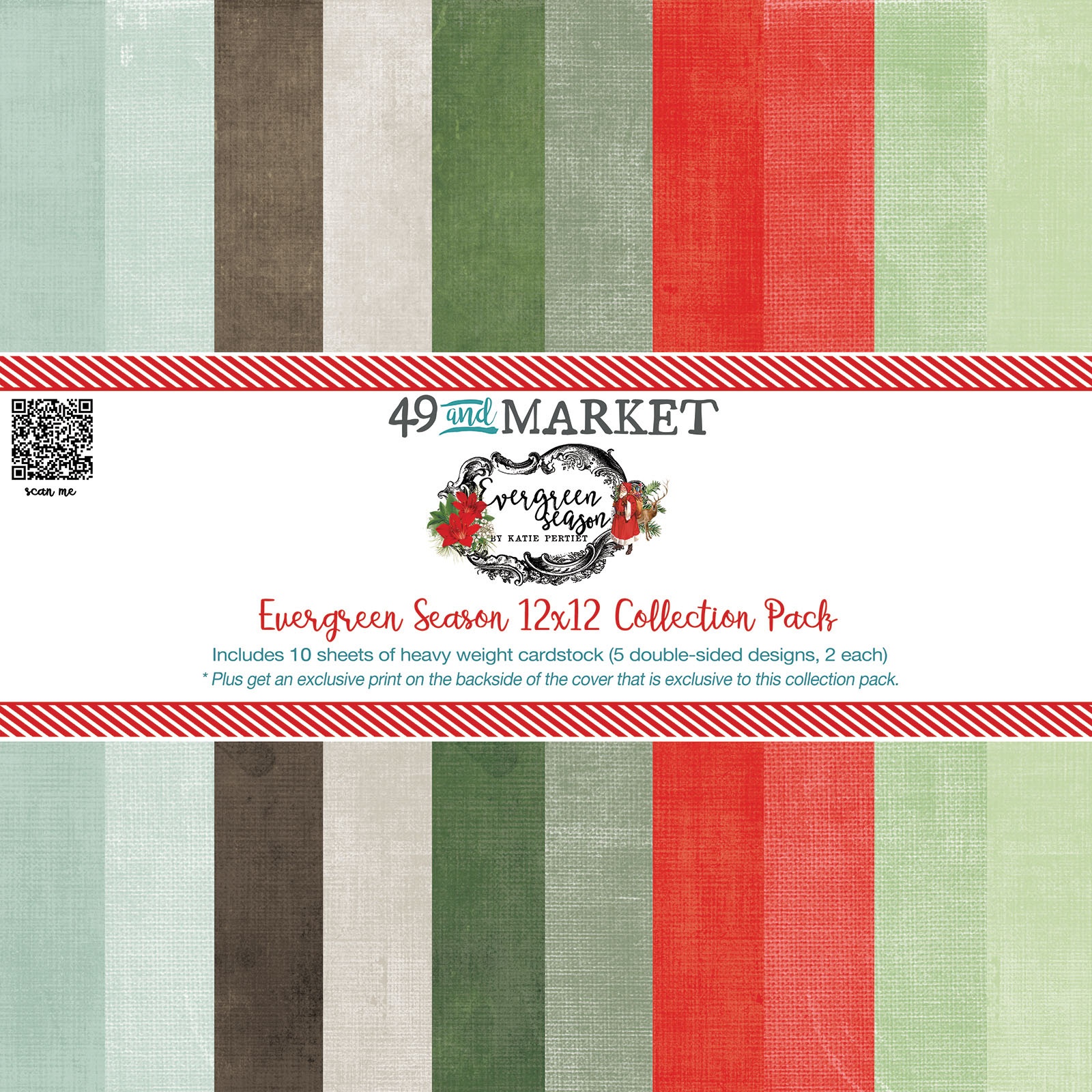 Bild von 49 & Market Collection Pack 12"X12"-Evergreen Season Foundations