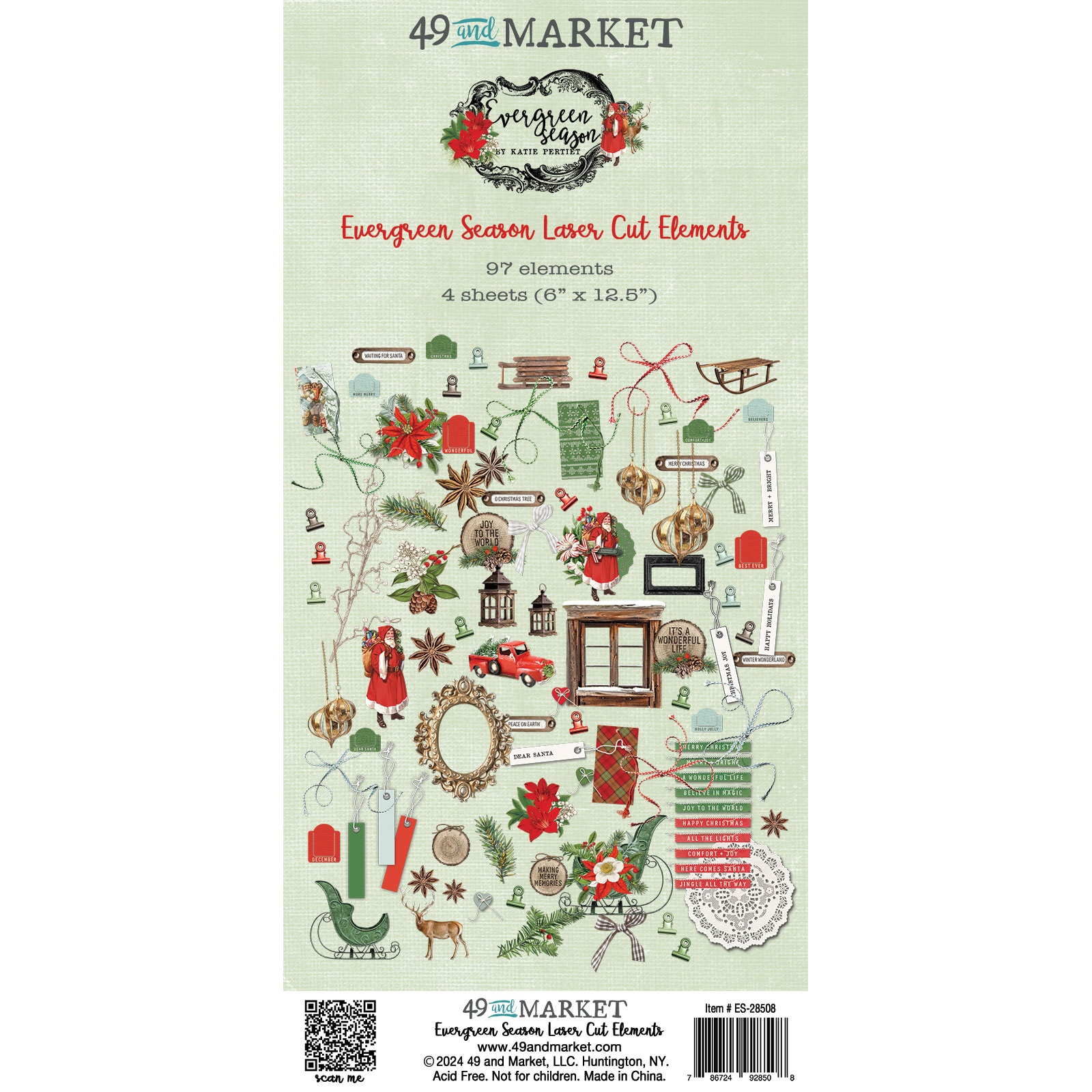 Bild von 49 And Market Laser Cut Outs-Elements, Evergreen Season