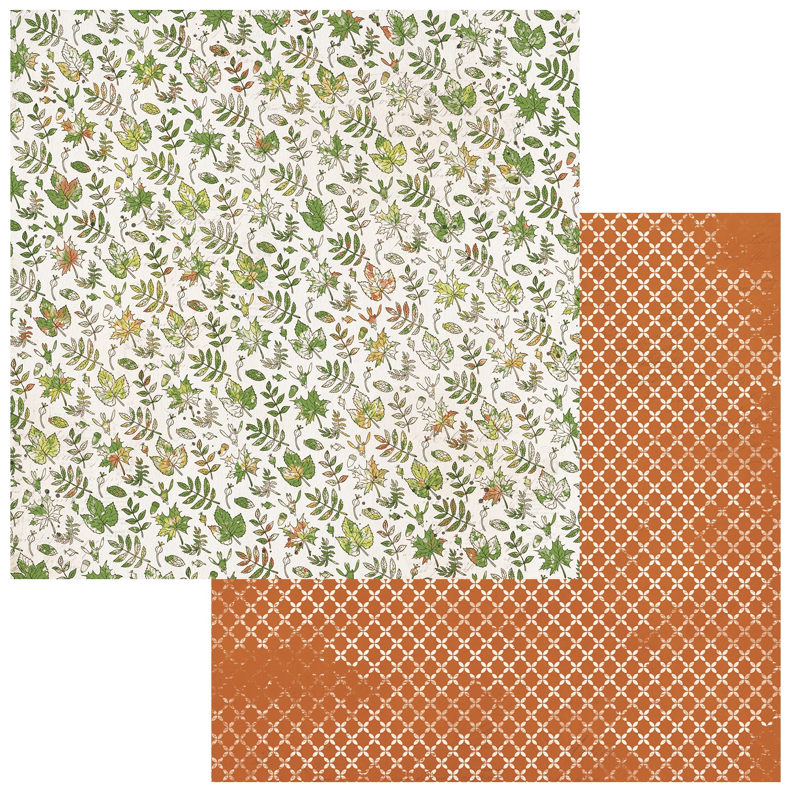 Bild von Vintage Orchard Double-Sided Cardstock 12"X12"-Painted Foliage