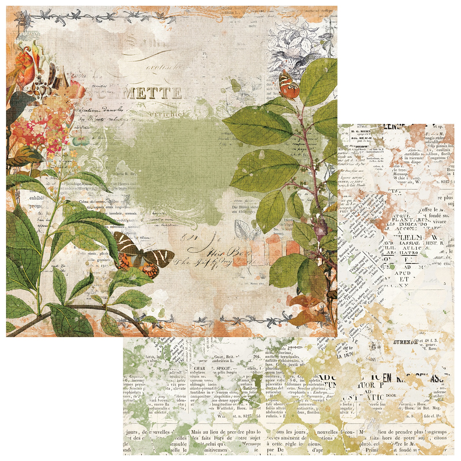 Bild von Vintage Orchard Double-Sided Cardstock 12"X12"-Nestled