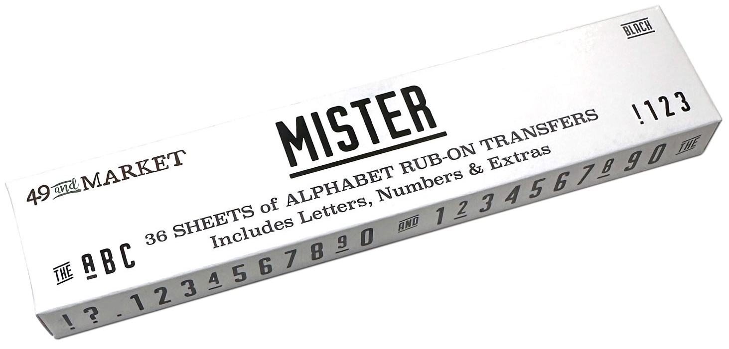 Bild von 49 And Market Rub-On Transfer-Mister