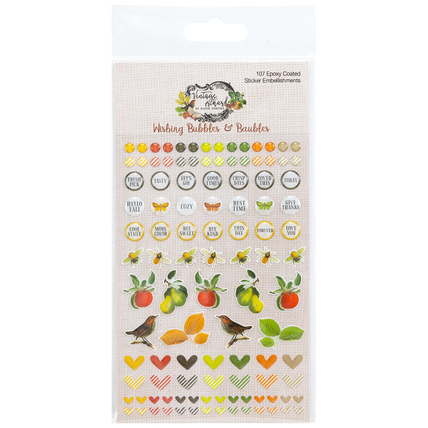 Bild von 49 And Market Epoxy Stickers-Vintage Orchard Wishing Bubble
