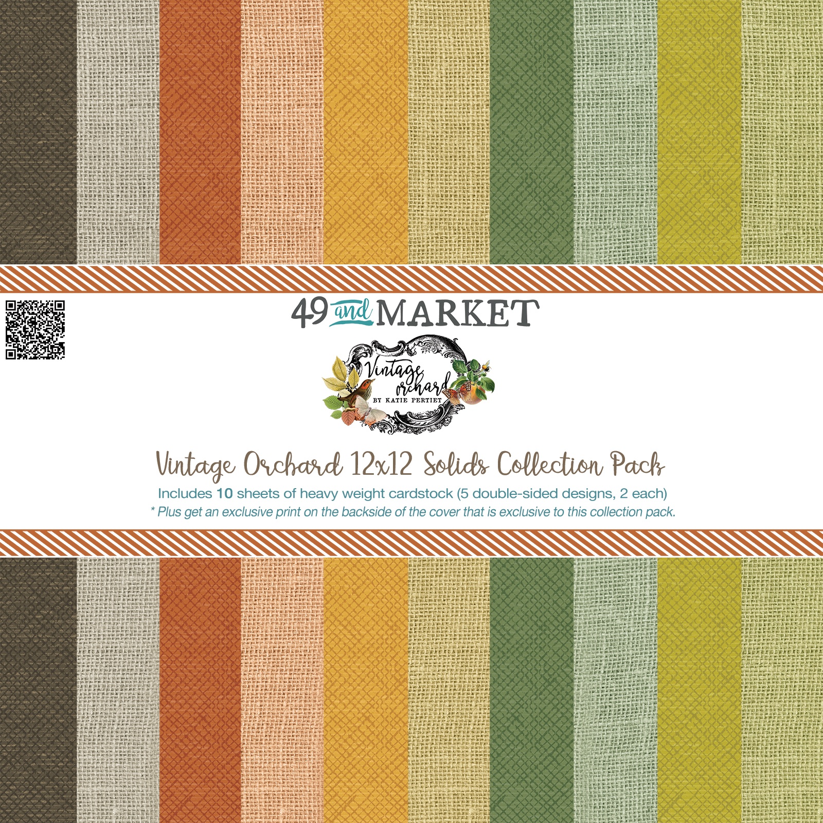 Bild von 49 & Market Collection Pack 12"X12"-Vintage Orchard Solids