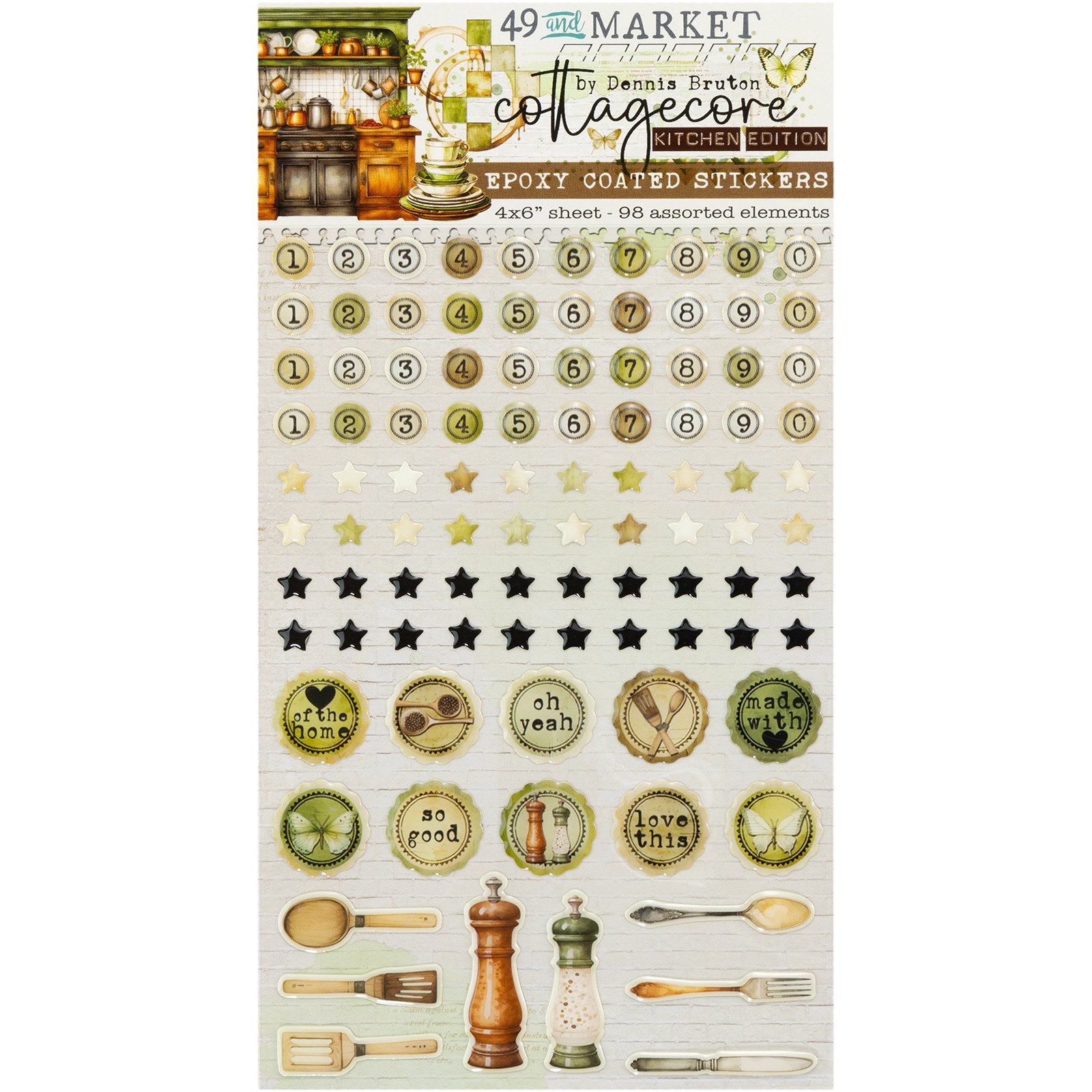 Bild von 49 And Market Cottagecore Stickers-Wishing Bubbles