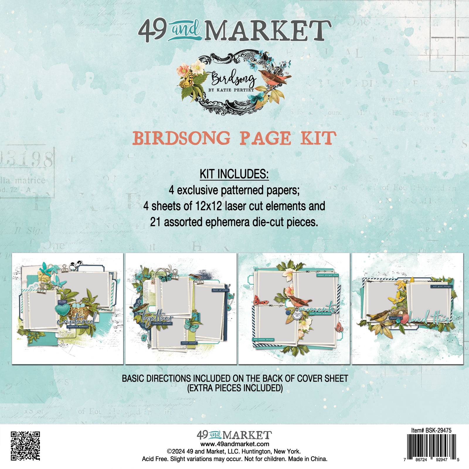 Bild von 49 And Market Page Kit-Birdsong