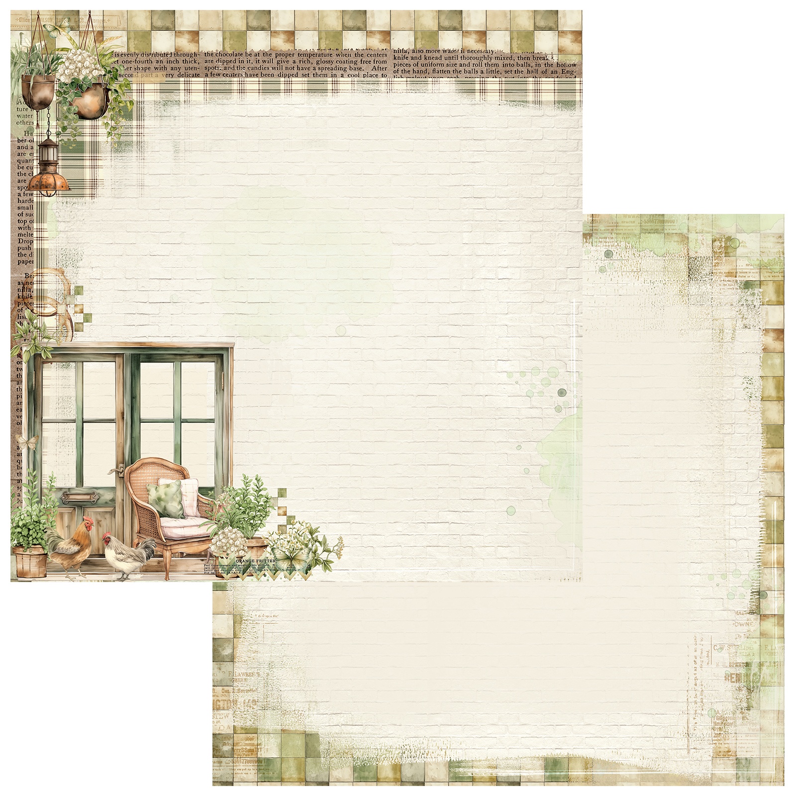 Bild von Cottagecore Double-Sided Cardstock 12"X12"-Moments