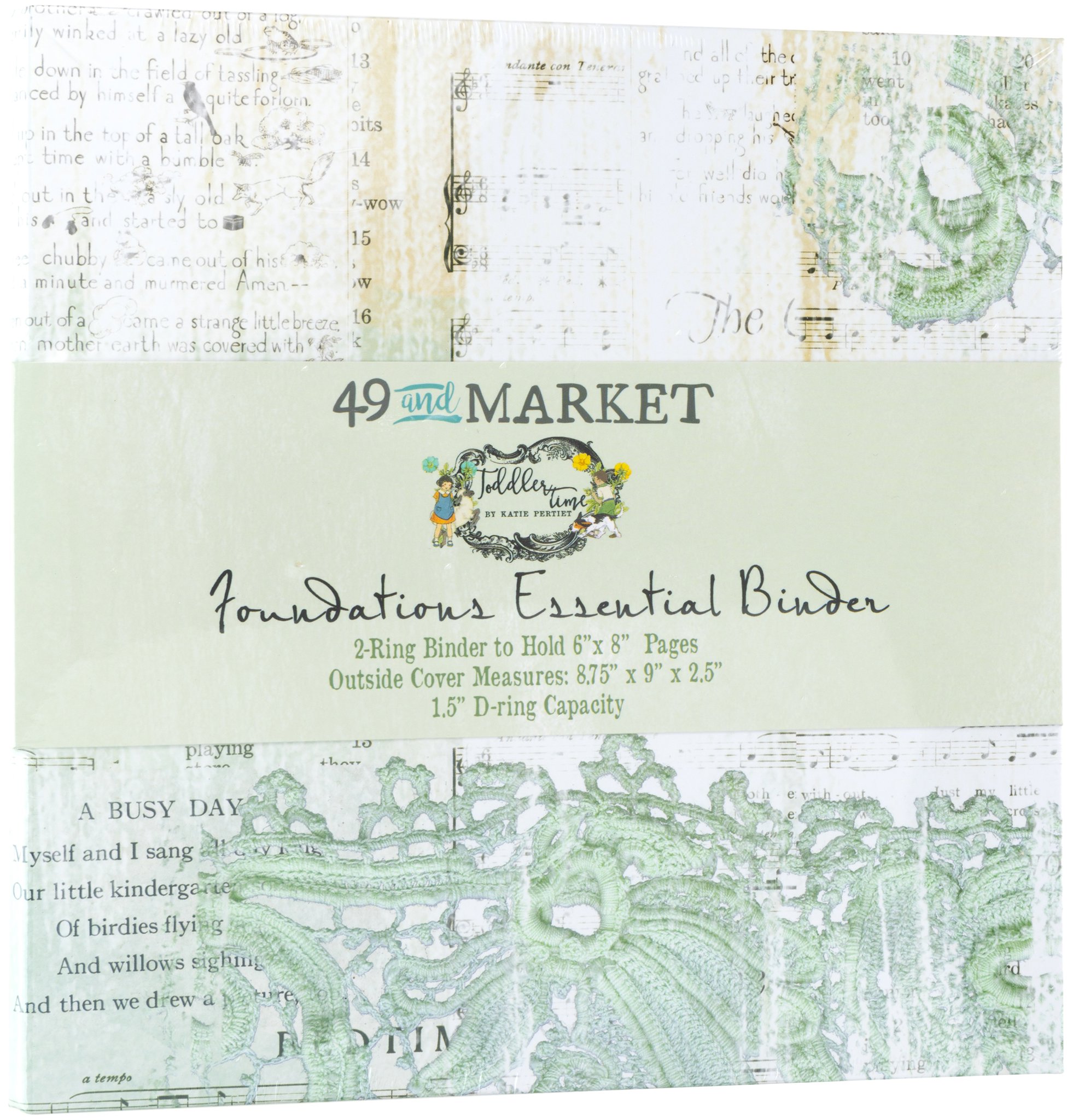 Bild von 49 And Market Foundations Binder-Toddler Time Mint