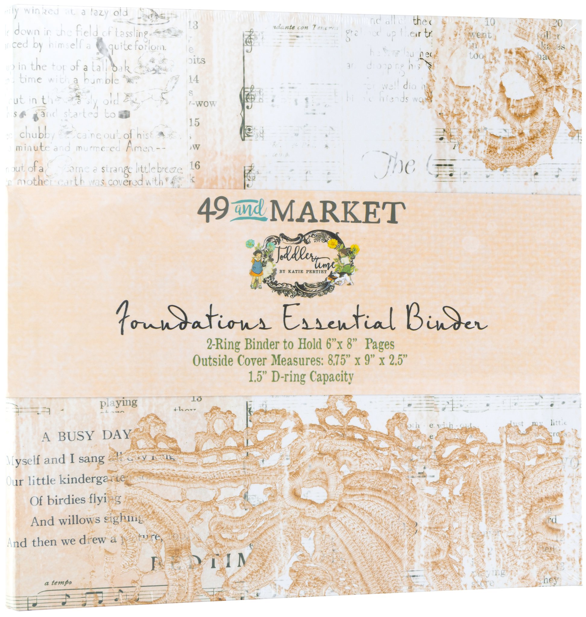 Bild von 49 And Market Foundations Binder-Toddler Time Coral