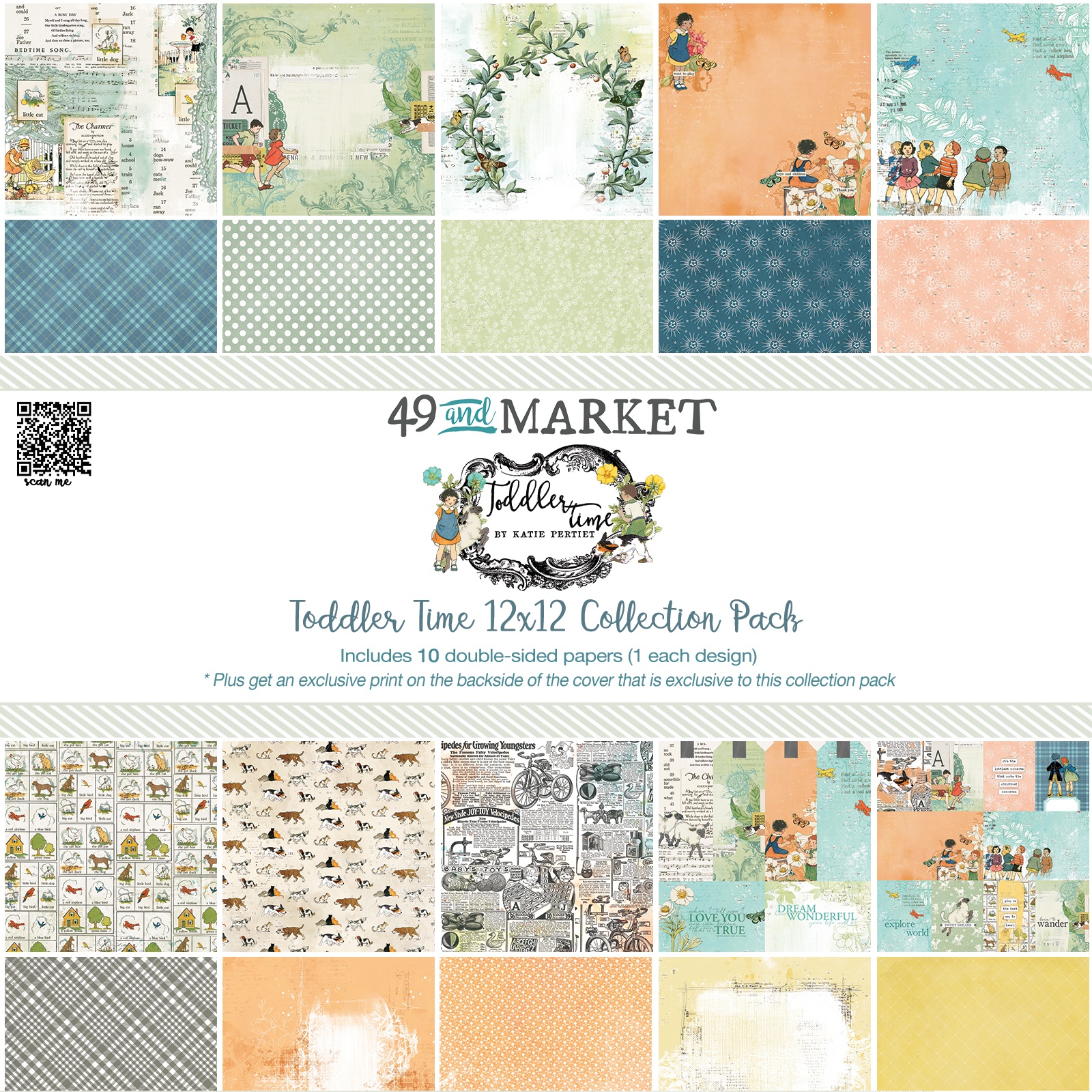 Bild von 49 & Market Collection Pack 12"X12"-Toddler Time