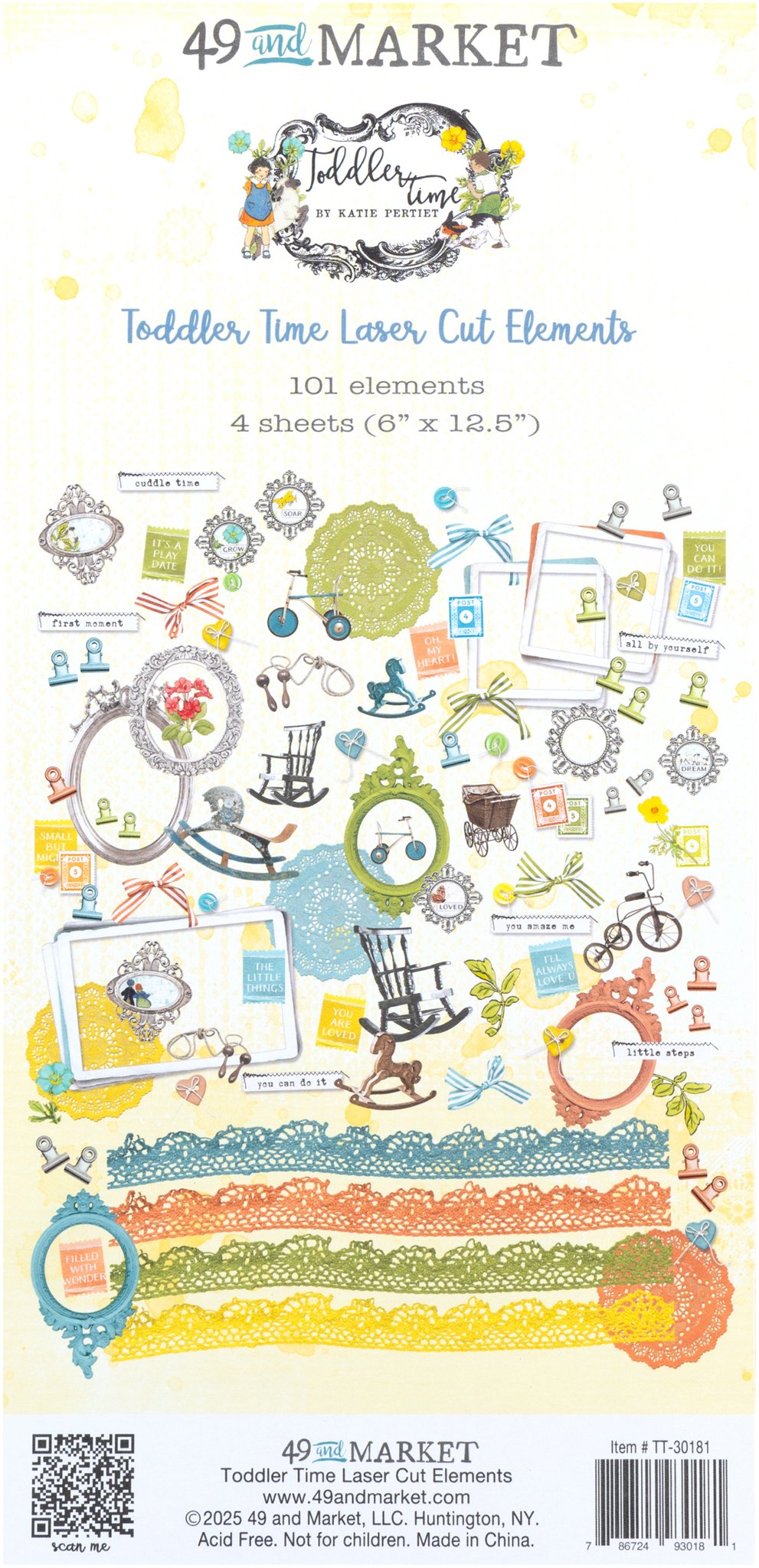 Bild von 49 And Market Laser Cut Outs-Elements, Toddler Time