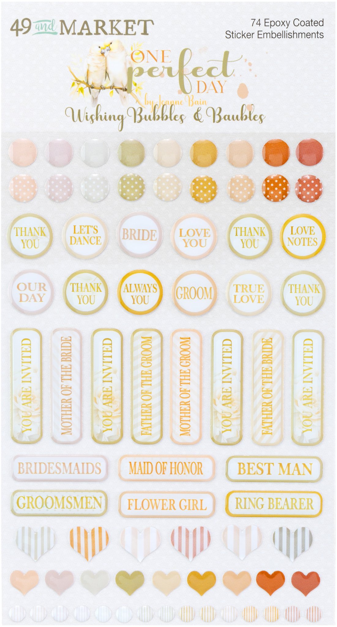 Bild von 49 And Market Epoxy Stickers-One Perfect Day