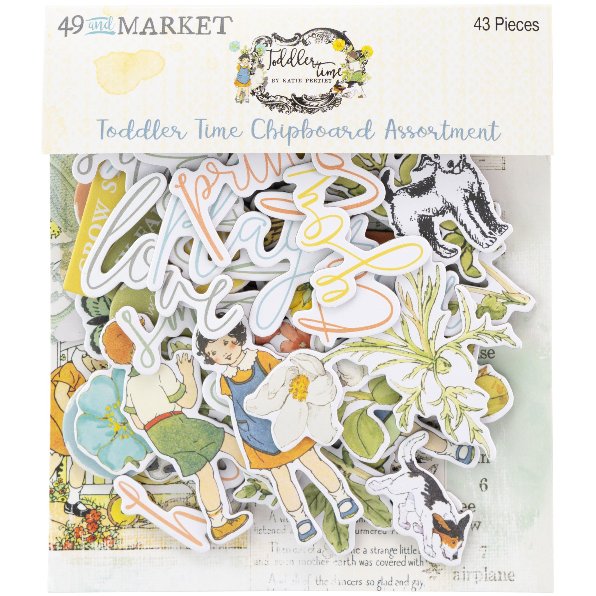 Bild von 49 And Market Chipboard Set-Toddler Time