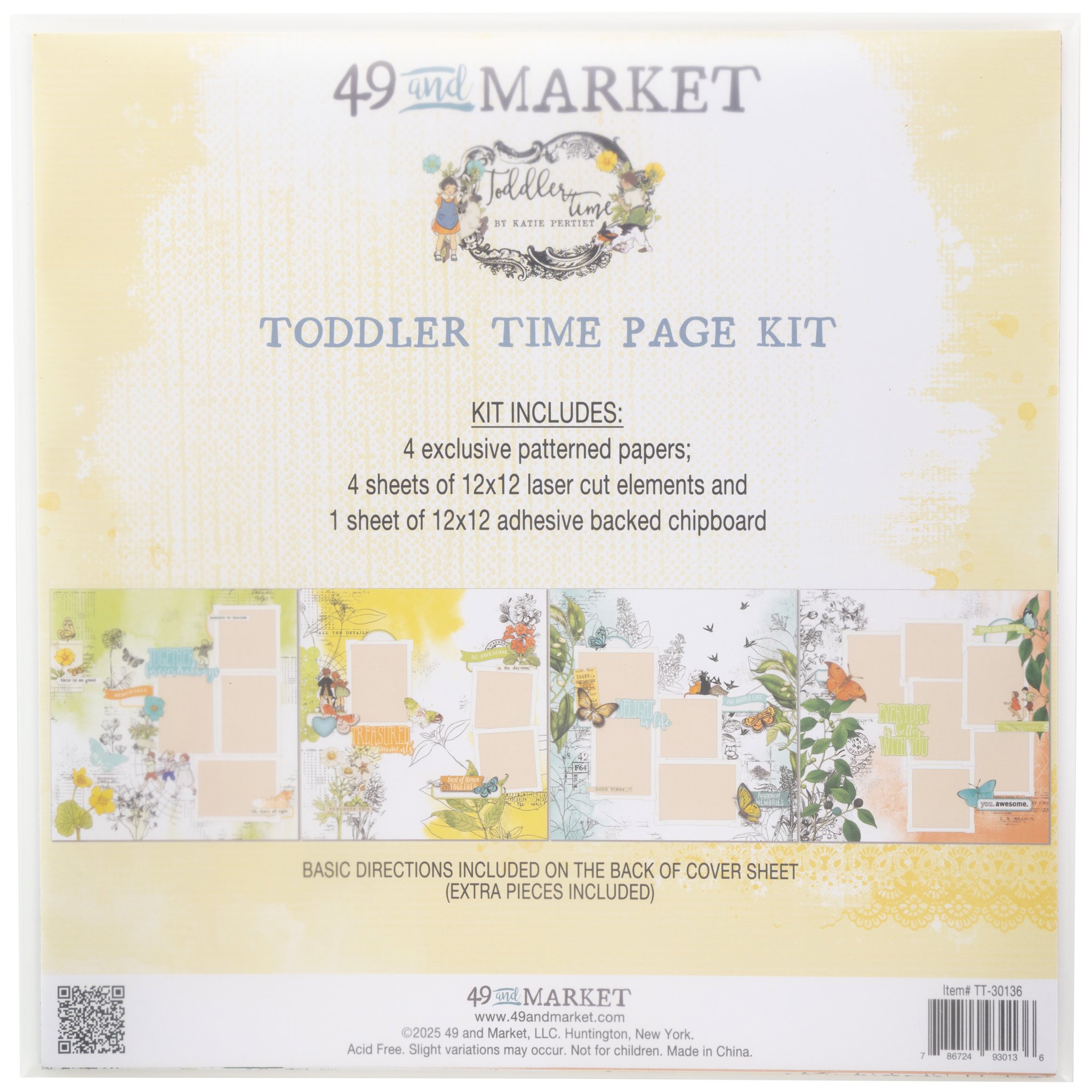 Bild von 49 And Market Page Kit-Toddler Time