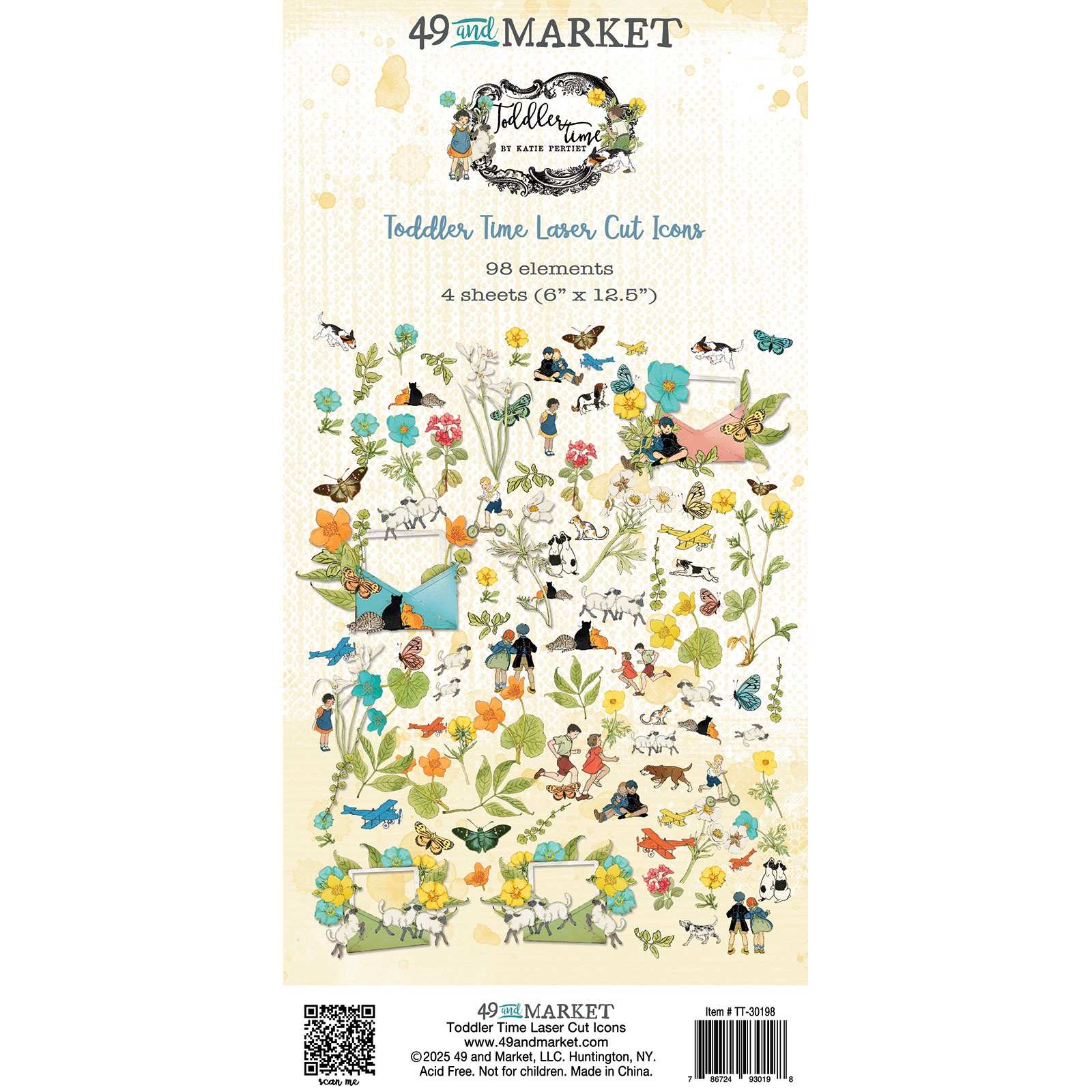 Bild von 49 And Market Laser Cut Outs-Icons, Toddler Time