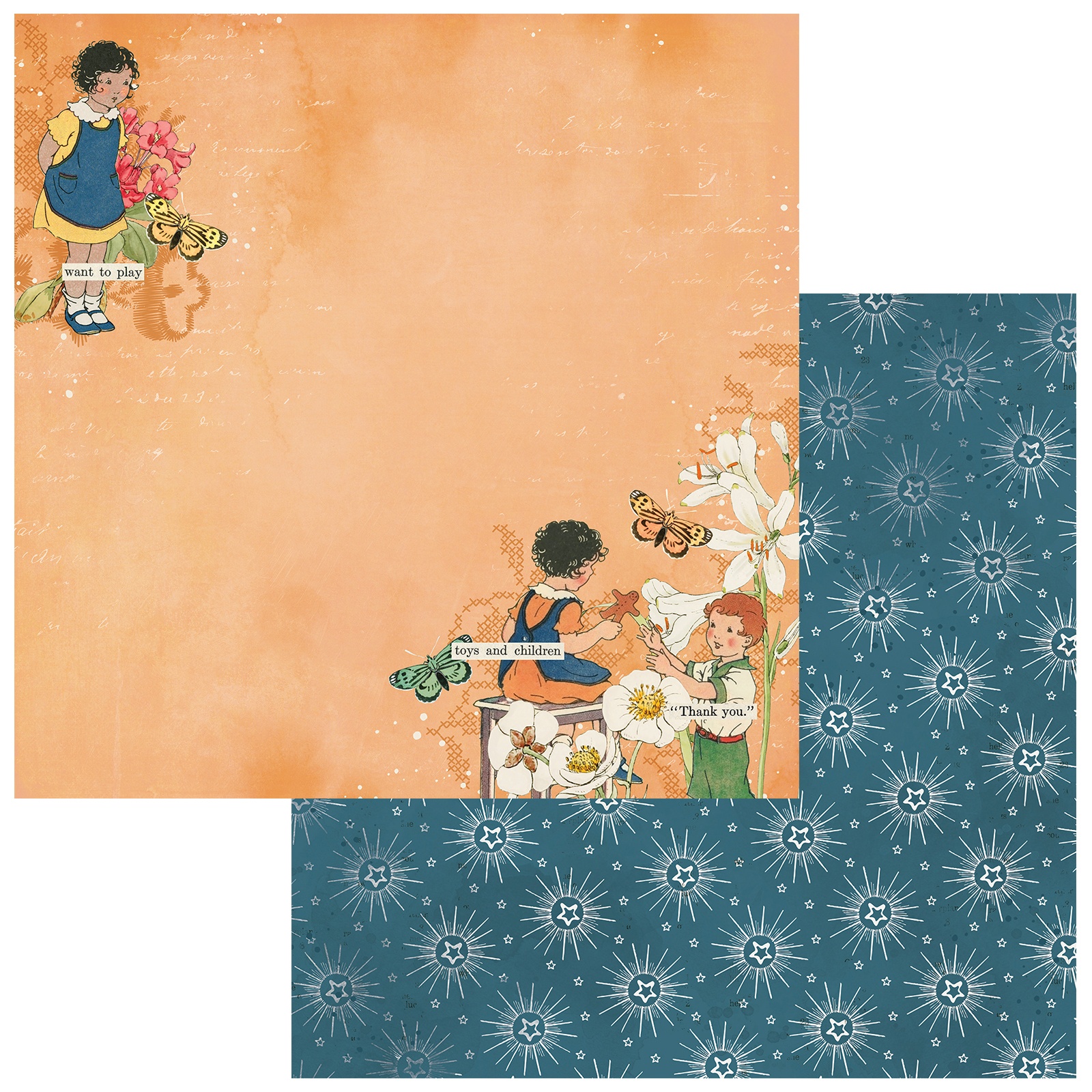 Bild von Toddler Time Double-Sided Cardstock 12"X12"-Playtime