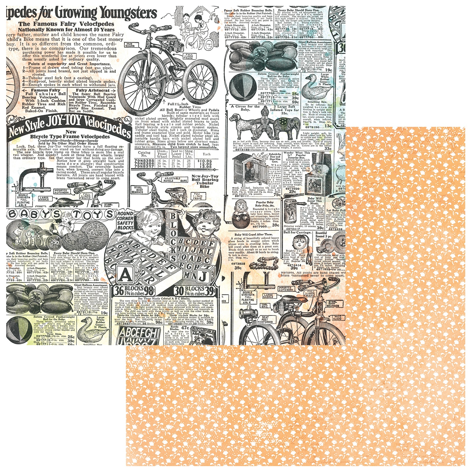 Bild von Toddler Time Double-Sided Cardstock 12"X12"-Adverts