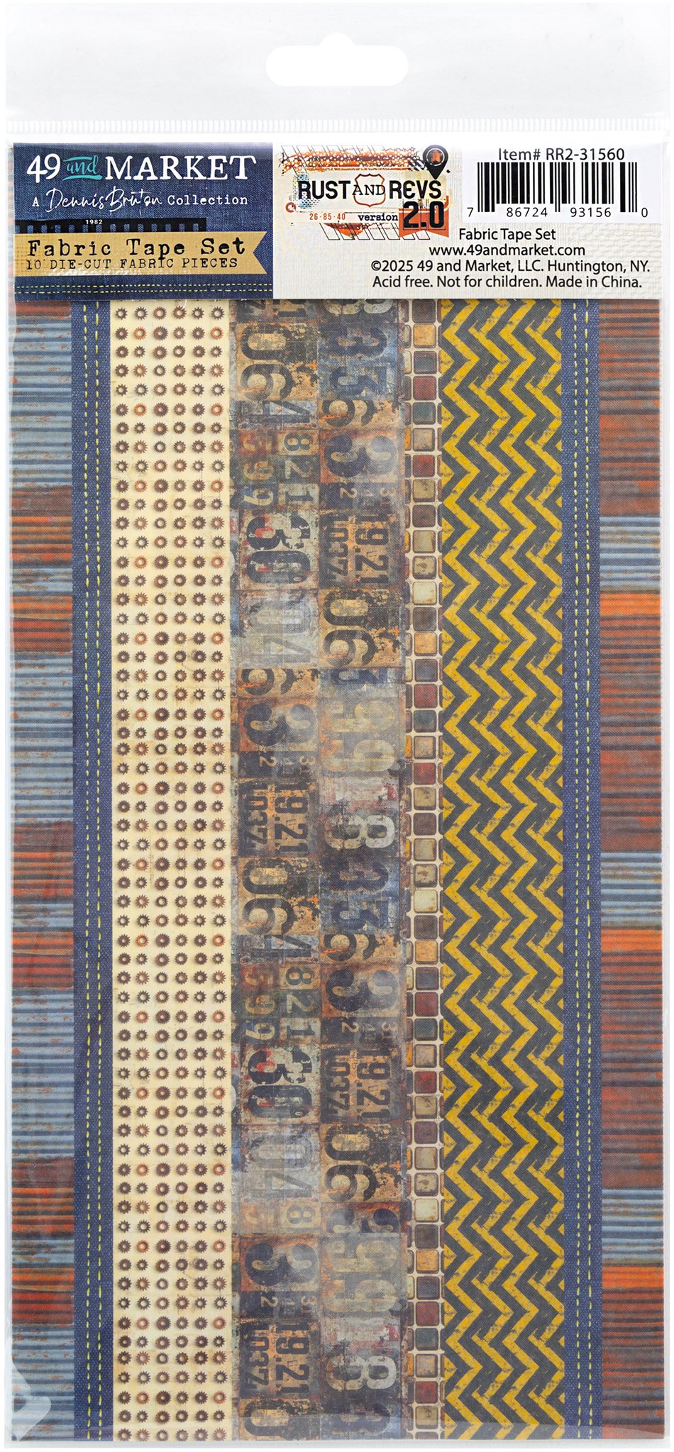 Bild von 49 And Market Rust Tape Sheet Set-Rust & Revs 2.0 