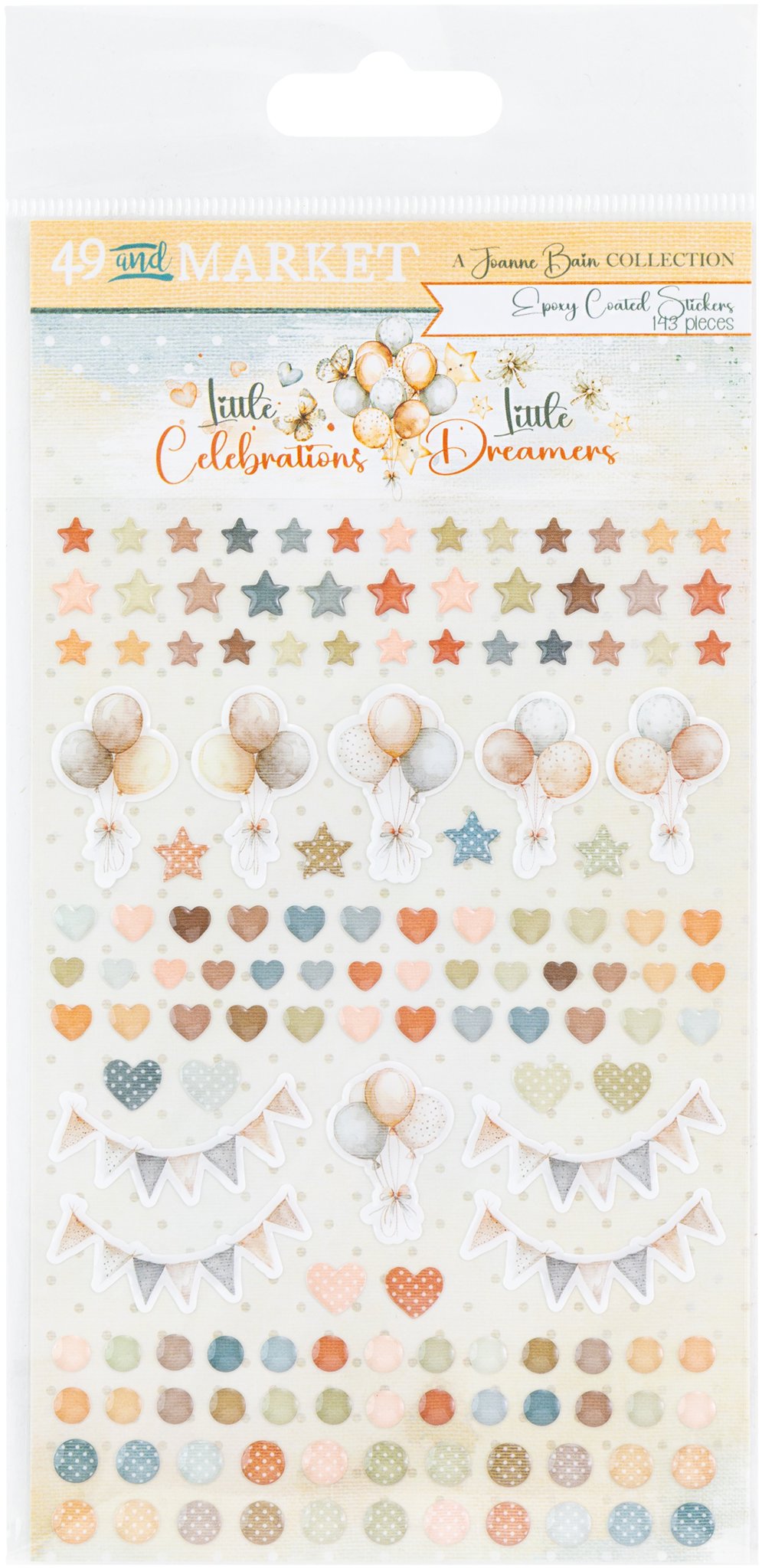 Bild von 49 And Market Epoxy Stickers-Little Dreamer/Little Celebrations